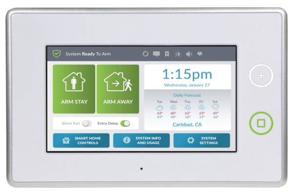 Charleston Home Security Touchscreen Keypad Panel Charleston Home Security Touchscreen Keypad Panel